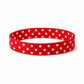 RED POLKA HEADBAND | סרט לשיער אדום נקודות