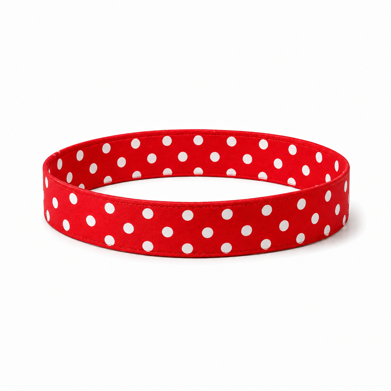 Headband - red polka
