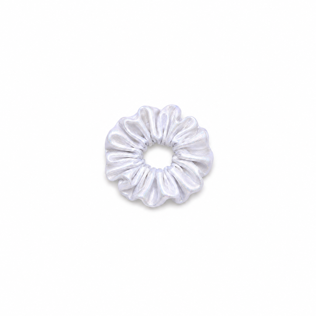 Scrunchie- moonlight silver